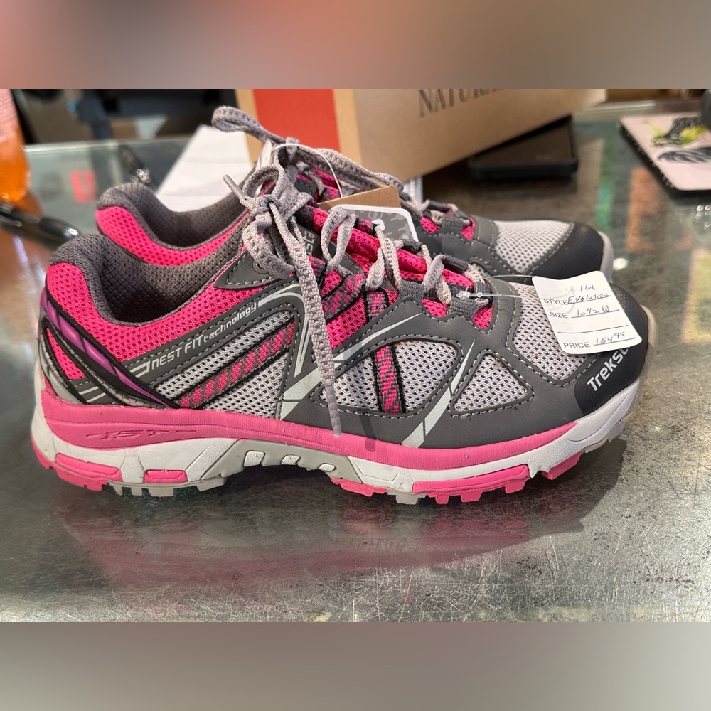 Revolution Gray and Pink Athletic Shoes
